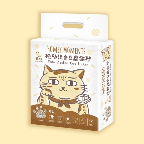 圖片 Homey Moments 活性炭極幼豆腐混合貓砂