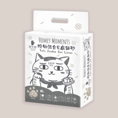 圖片 Homey Moments 活性炭極幼豆腐混合貓砂