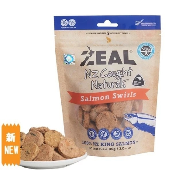 Picture of Zeal Freeze Dried Salmon Swirls 85g 