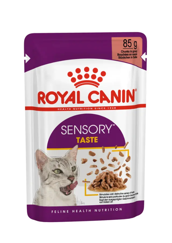 Picture of Royal Canin Sensory Taste Adult Cat (Gravy) (85g x 12) 