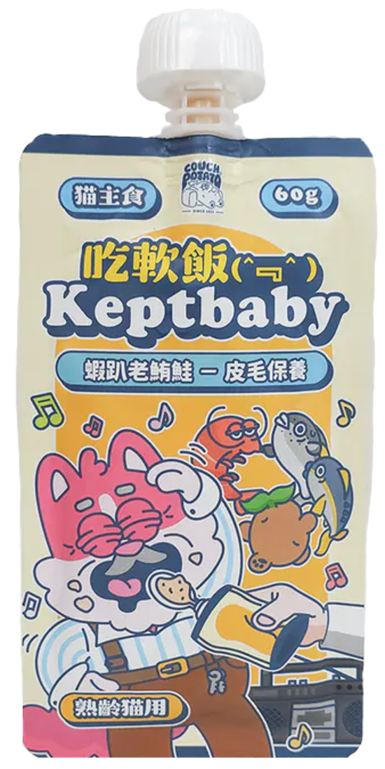 Picture of Taimeow 蝦趴老鮪鮭 (熟齡貓用) 吃軟飯 貓用主食餐包 沙發馬鈴薯