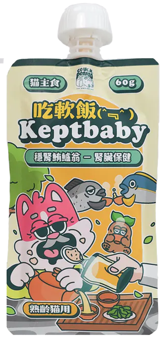 Picture of Taimeow 穩腎鮪鱸翁 (熟齡貓用) 吃軟飯 貓用主食餐包 沙發馬鈴薯