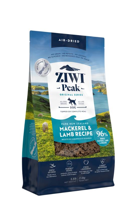 Picture of Ziwipeak Air-Dried Mackerel & Lamb For Dogs 2.5kg 