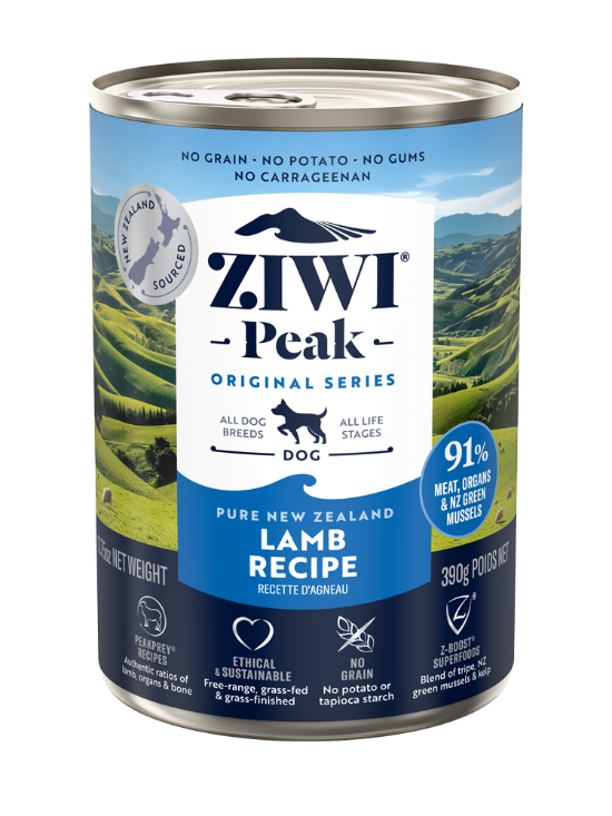 Picture of Ziwipeak Wet Lamb Recipe for Dogs Wet Dog Food (390gx6) 