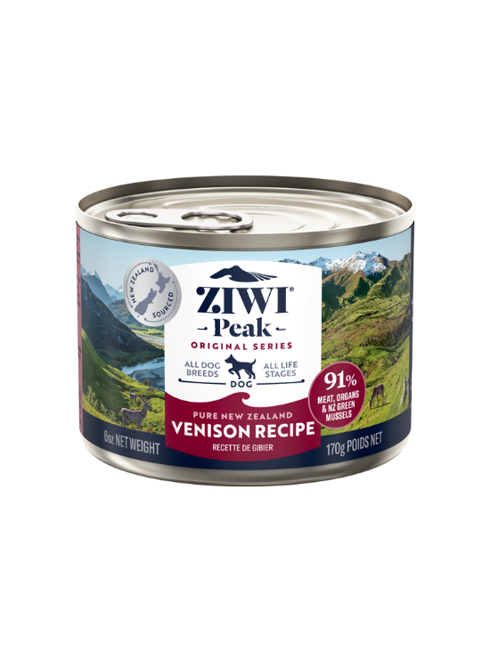 Picture of Ziwipeak Wet Venison Recipe for Dogs Wet Dog Food (170gx6) 