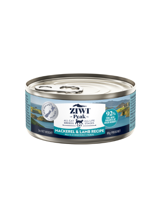 Picture of Ziwipeak Wet Mackerel & Lamb Recipe for Cats (85g x6) 