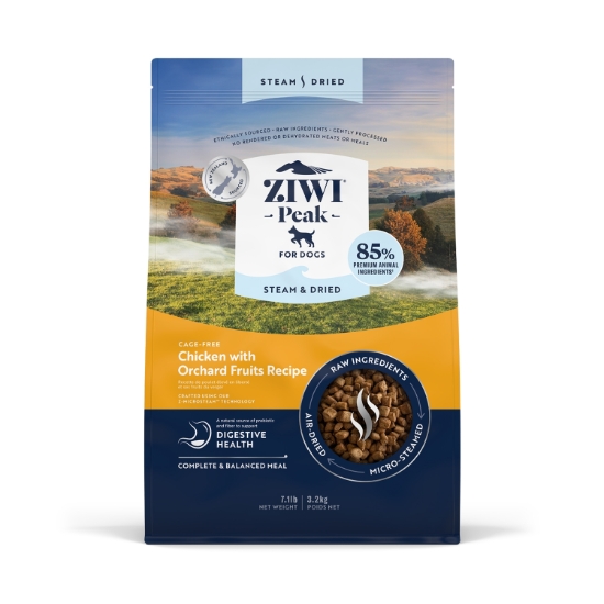 Picture of Ziwipeak Chicken with Orchard Fruits Recipe Dog Food Steam Dried 1.5kg 