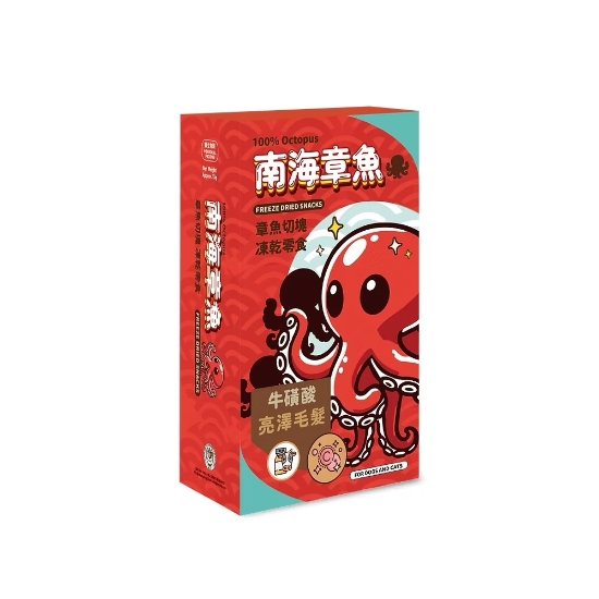 Picture of CAT DOG KING Octopus Freeze Dried Snack 13g