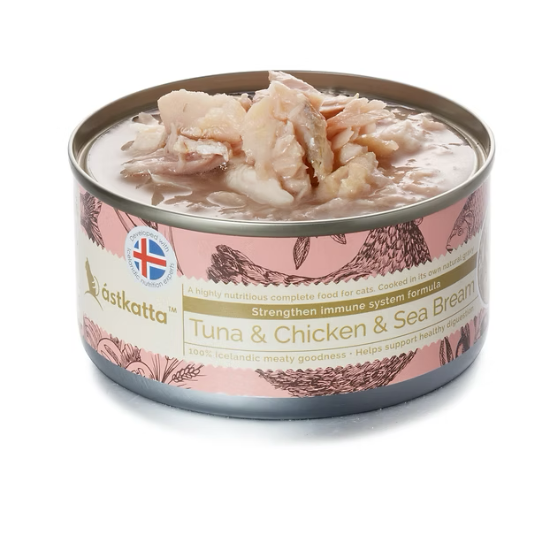 Picture of Astkatta Tuna & Chicken & Sea Bream (80g X 12) 