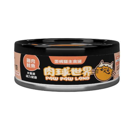 Picture of Paw Paw Land Chicken & Salmon + Wood Apple (Cat) 80g x 6
