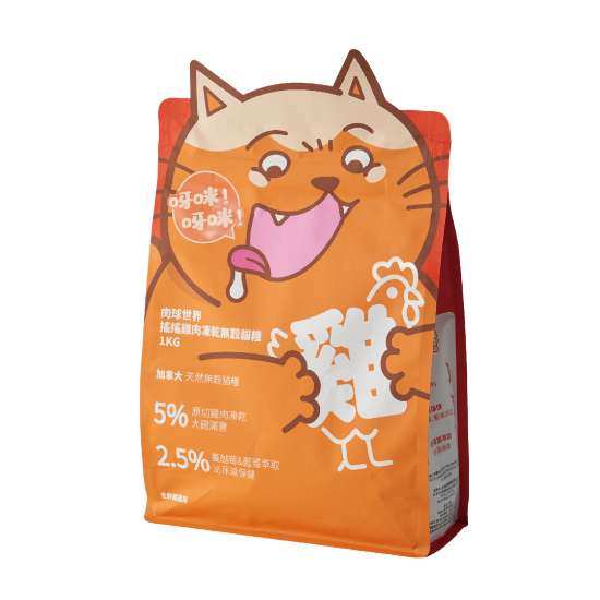 Picture of Paw Paw Land Shake Shake Chicken Freeze-Dried Grain-Free Cat Food 1kg