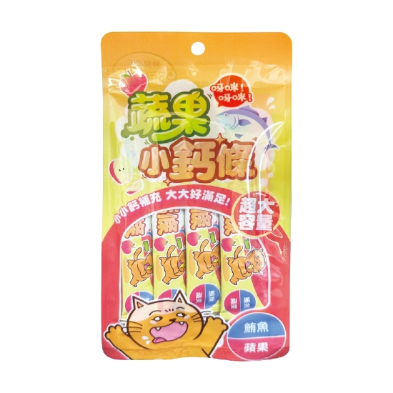 Picture of Paw Paw Land Vegetable & Fruit Small Calcium Stick - Tuna X Apple (For Cats and Dogs) 17g