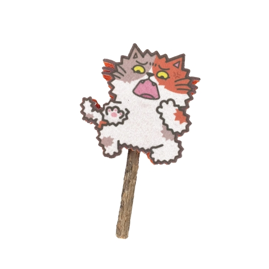 Picture of Paw Paw Land Mutenyo Self-Enjoy Bite Stick - Startled Cat