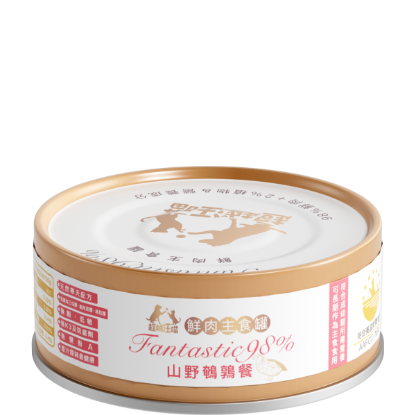 圖片 超越汪喵 貓貓主食罐 - 山野鵪鶉 80g x 12