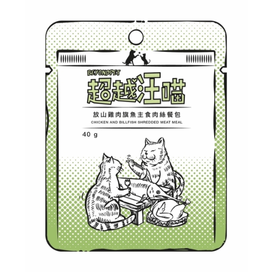 Picture of Beyond Pet Chicken and Billfish Shredded Meat Meal 40g