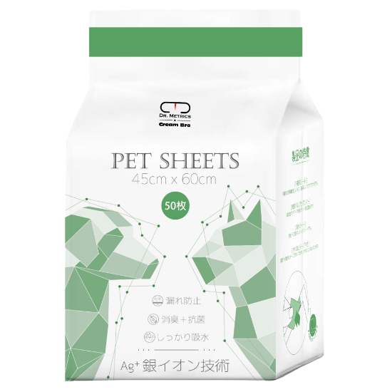 Picture of CreamBro x DR.METRICS Ag+ Sticky Pet Urine Pad for Cat and Dog (M Size - 50pcs)