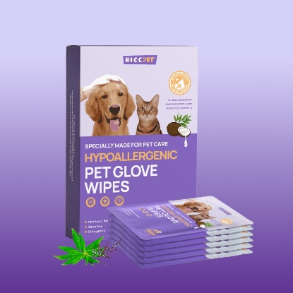 Picture of HICC PET Hypoallergenic Pet Glove Wipes (Lemon verbena) 6pcs