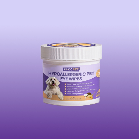 Picture of HICC PET Hypoallergenic Pet Eye Wipes (Manuka Honey) 100pcs