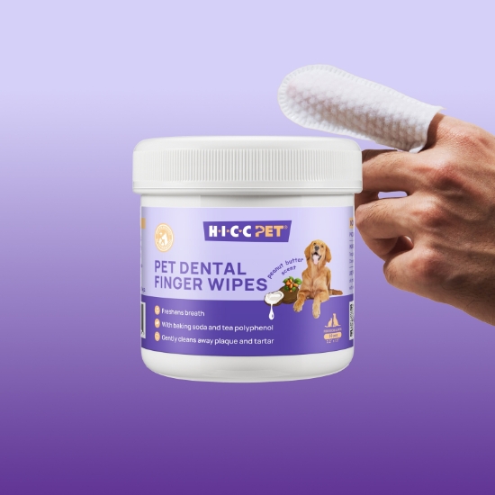 Picture of HICC PET Pet Dental Finger Wipes (Peanut Butter) 50pcs