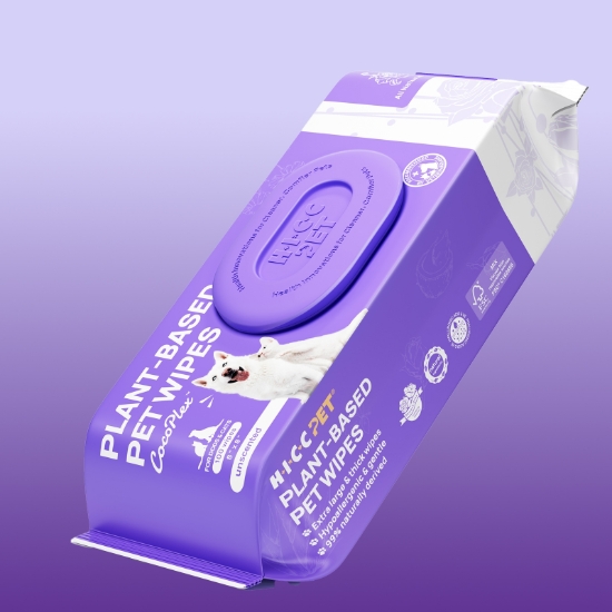 圖片 HICC PET 寵物植物配方濕紙巾 (無香) 100片裝