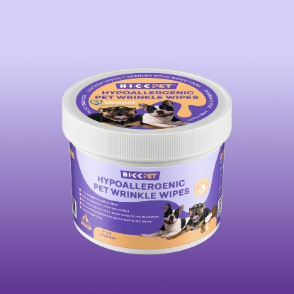 Picture of HICC PET Hypoallergenic Pet Wrinkle Wipes (Unscented) 100pcs