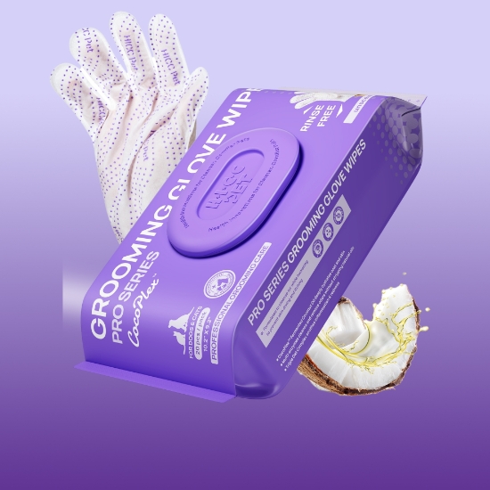 Picture of HICC PET PRO Series Grooming Glove Wipes (Unscented) 20pcs