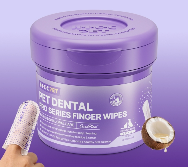 Picture of HICC PET PRO Series Pet Dental Finger Wipes (Unscented) 50pcs