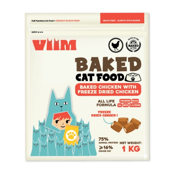 圖片 VIIM 烘焙貓糧 - 雞+凍乾雞肉