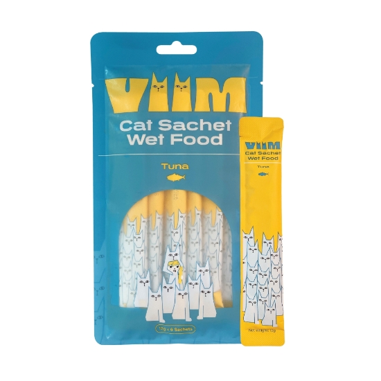 Picture of VIIM Cat Sachet Wet Food Tuna (12g x6)
