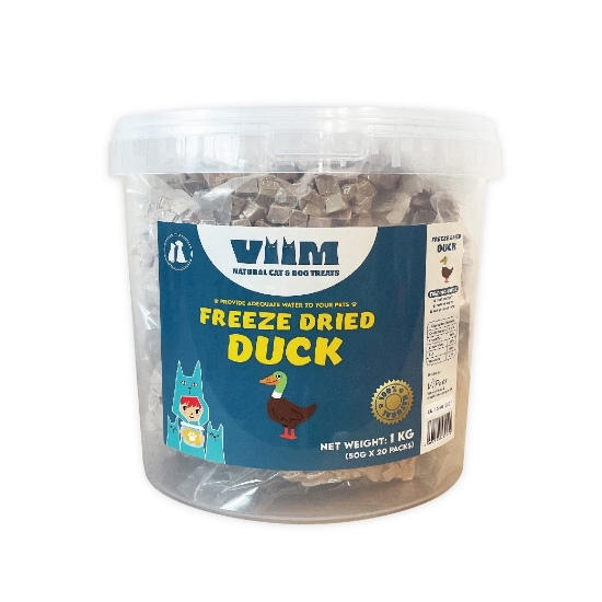 Picture of VIIM Freeze Dried Duck Cube (Bucket) 1kg