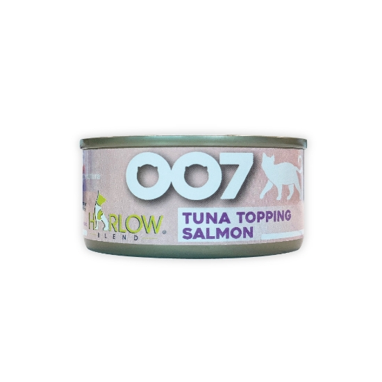 Picture of Harlow Blend Tuna Topping Salmon Canned Food for Cats (OO7) 80g