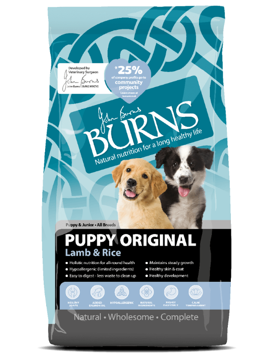 圖片 Burns 幼犬 - 羊肉原粒配方
