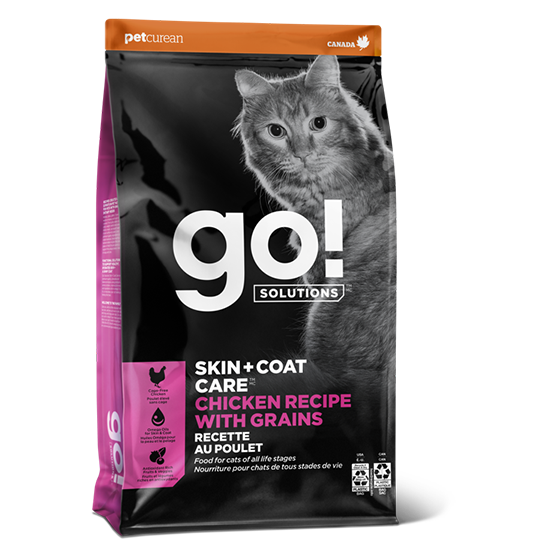 Picture of Go Solutions SKIN + COAT CARE - Chicken With Grains Recipe For Cat 16lbs