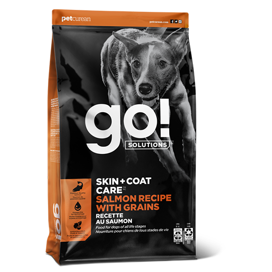 Picture of Go Solutions Skin + Coat Care - Salmon Recipe with Grains For Dog