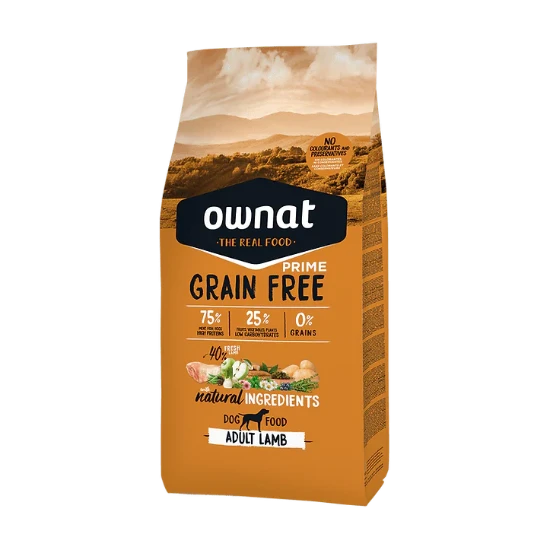 Picture of OWNAT GRAIN FREE ADULT LAMB 3KG