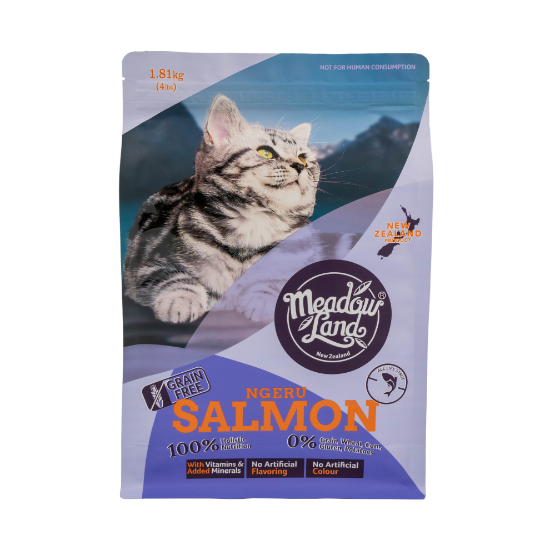 Picture of Meadowland Complete & Balanced King Salmon All Life stage Cat Food 1.81kg