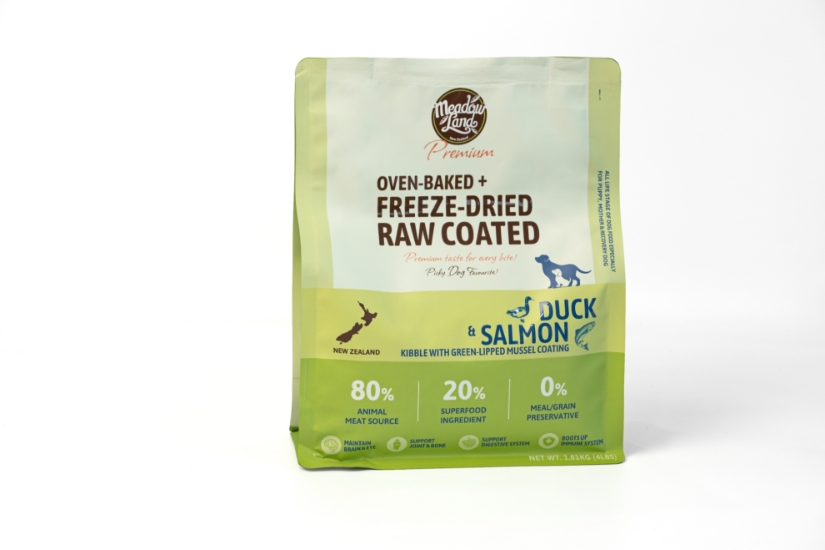 Picture of Meadowland Premium Oven Baked Duck + Salmon with Mussel Coating All Life stage Dog Food 1.81kg