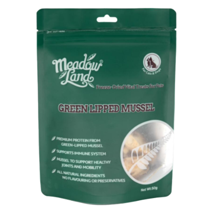 Picture of Meadowland Freeze Dried Green Lipped Mussel Dog/Cat Treats 50g