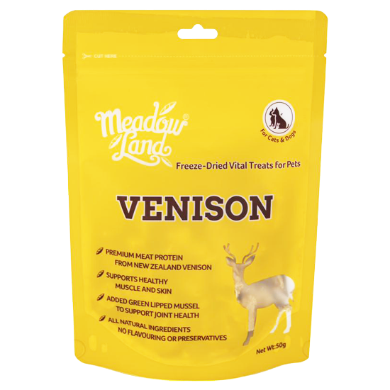 Picture of Meadowland Freeze Dried Venison Dog/Cat Treats 50g