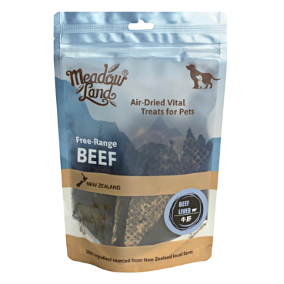 Picture of Meadowland Air Dried Beef Liver Dog Treats 150g