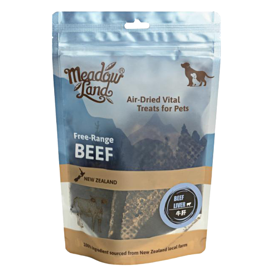 Picture of Meadowland Air Dried Beef Liver Dog Treats 150g