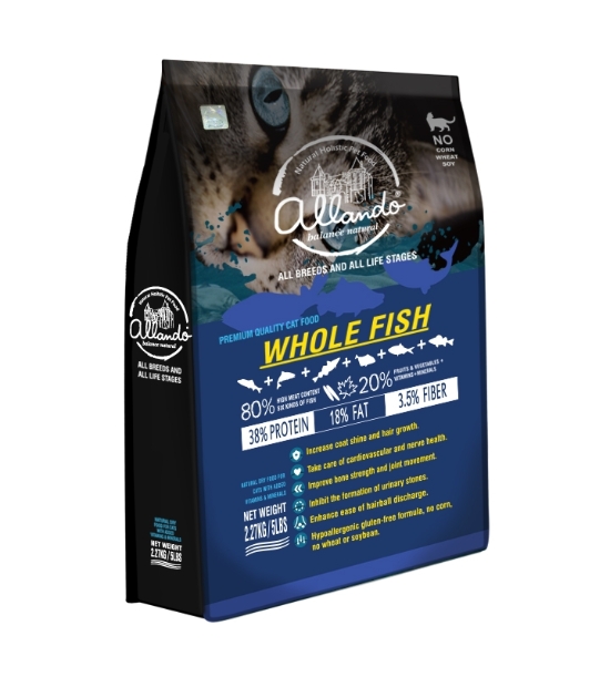 Picture of Allando Whole Fish All Breed Cat Food 1.2kg