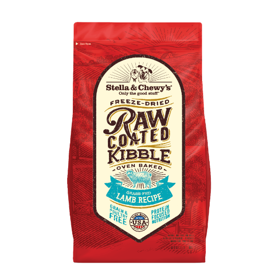 Picture of Stella & Chewy's Grass-Fed Lamb Recipe Raw Coated Baked Kibble for Dogs 3.5 lb