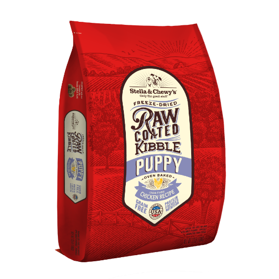 Picture of Stella & Chewy's Cage-Free Chicken Recipe for Puppies Raw Coated Baked Kibble for Dogs 22 lb