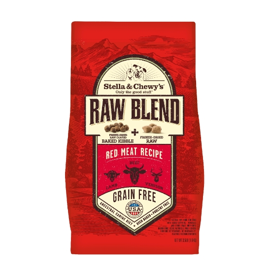 圖片 Stella and Chewy's 紅肉配方 凍乾生肉外層低溫烘焙乾糧+凍乾生肉粒