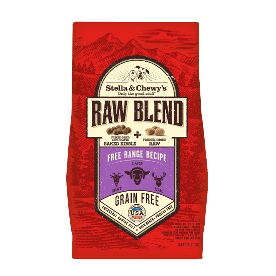 Picture of Stella & Chewy's Free Range Recipe Raw Blend Baked Kibble for Dogs 3.5 lb