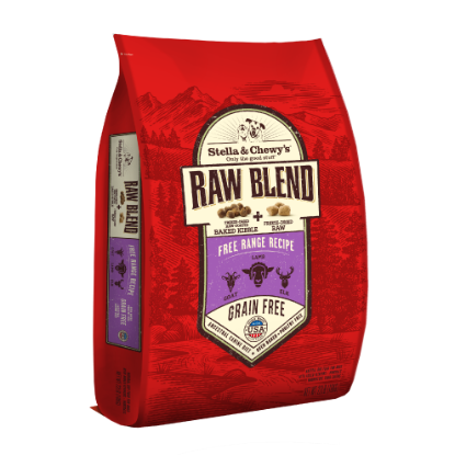 Picture of Stella & Chewy's Free Range Recipe Raw Blend Baked Kibble for Dogs 22 lb