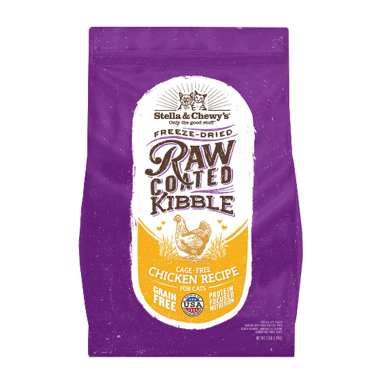 Picture of Stella & Chewy's Raw Coated Kibble Cage-Free Chicken Recipe Kibbles for Cats 2.5 lb