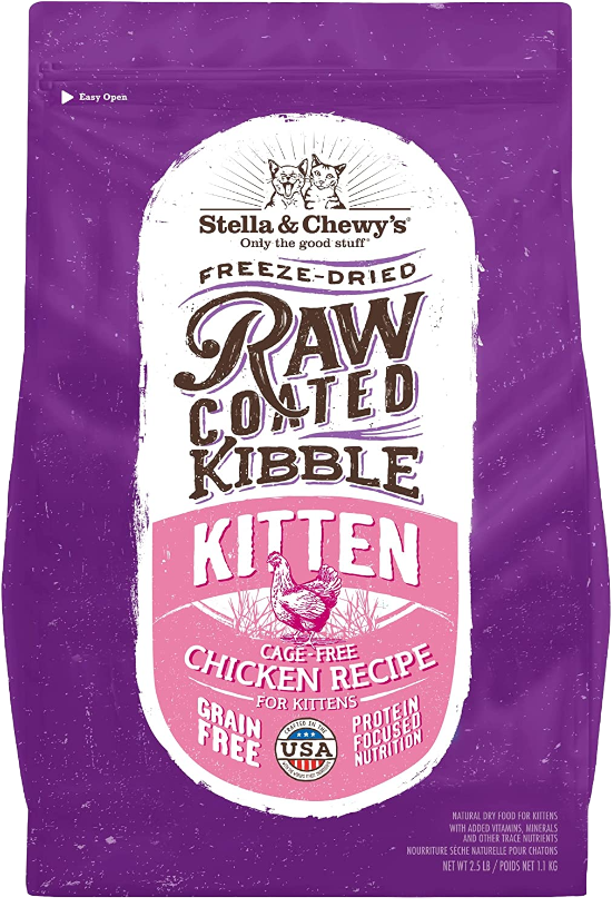 Picture of Stella & Chewy's Raw Coated Kibble Cage-Free Chicken Recipe FOR KITTENS 5 lb