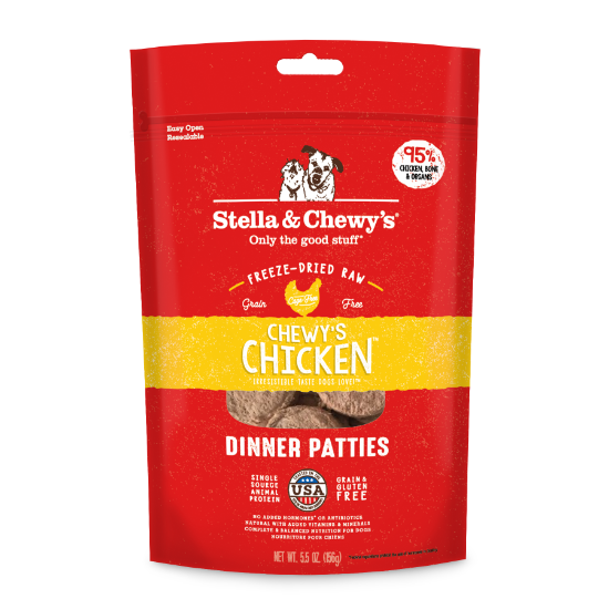Picture of Stella & Chewy's Chewy's Chicken Freeze-Dried Raw Dog Food: Dinner Patties 5.5 oz
